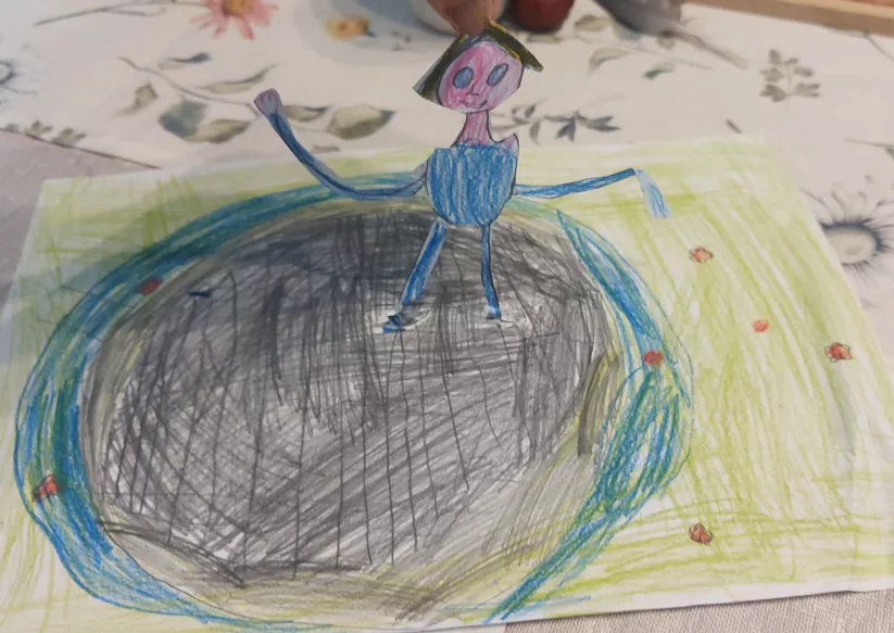 Ein Tag auf dem Trampolin